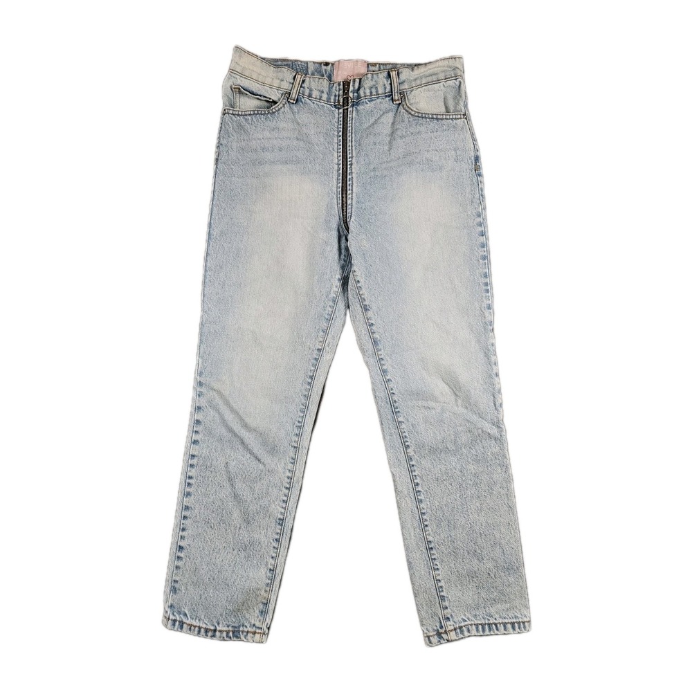Revice Zip Around Grunge Jeans 90s 100% Cotton‎ Light Blue Womens 30